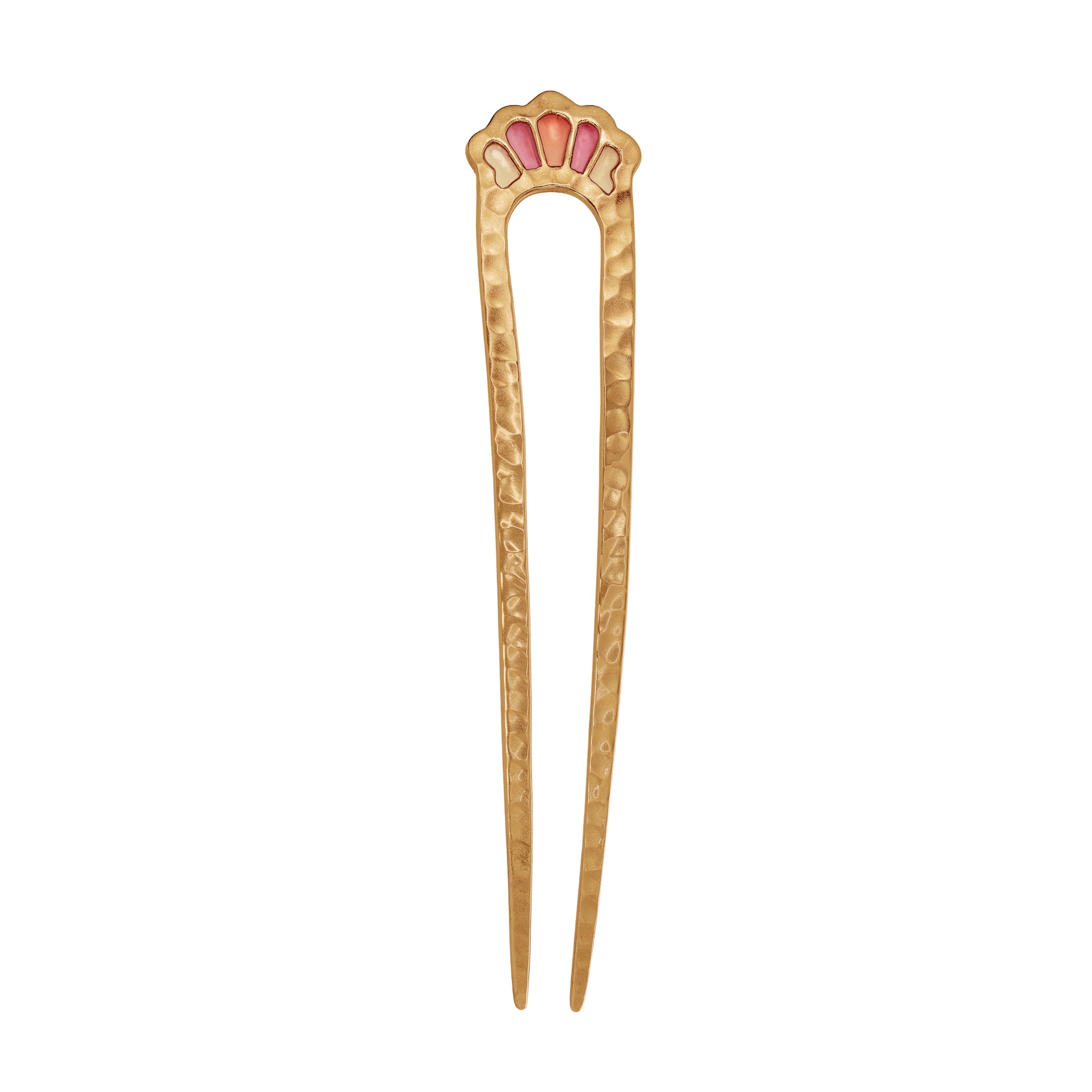 Stained Glass Fado Hair Pin - 5" L