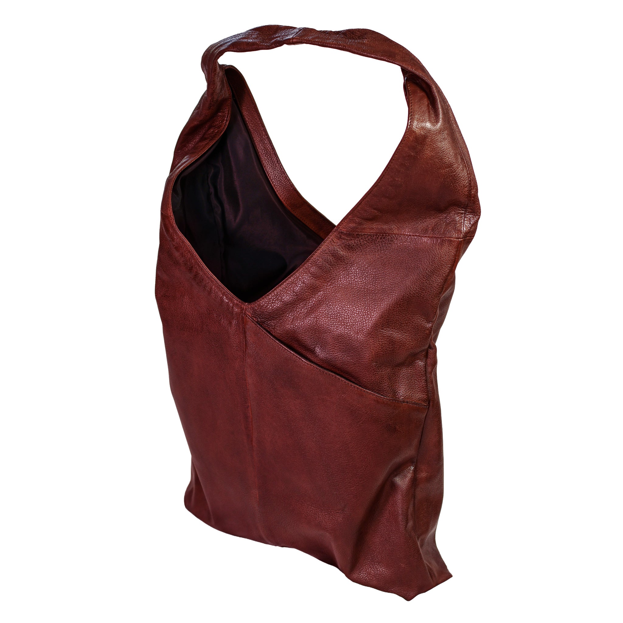 Babs Leather Bag in Chocolate Brown