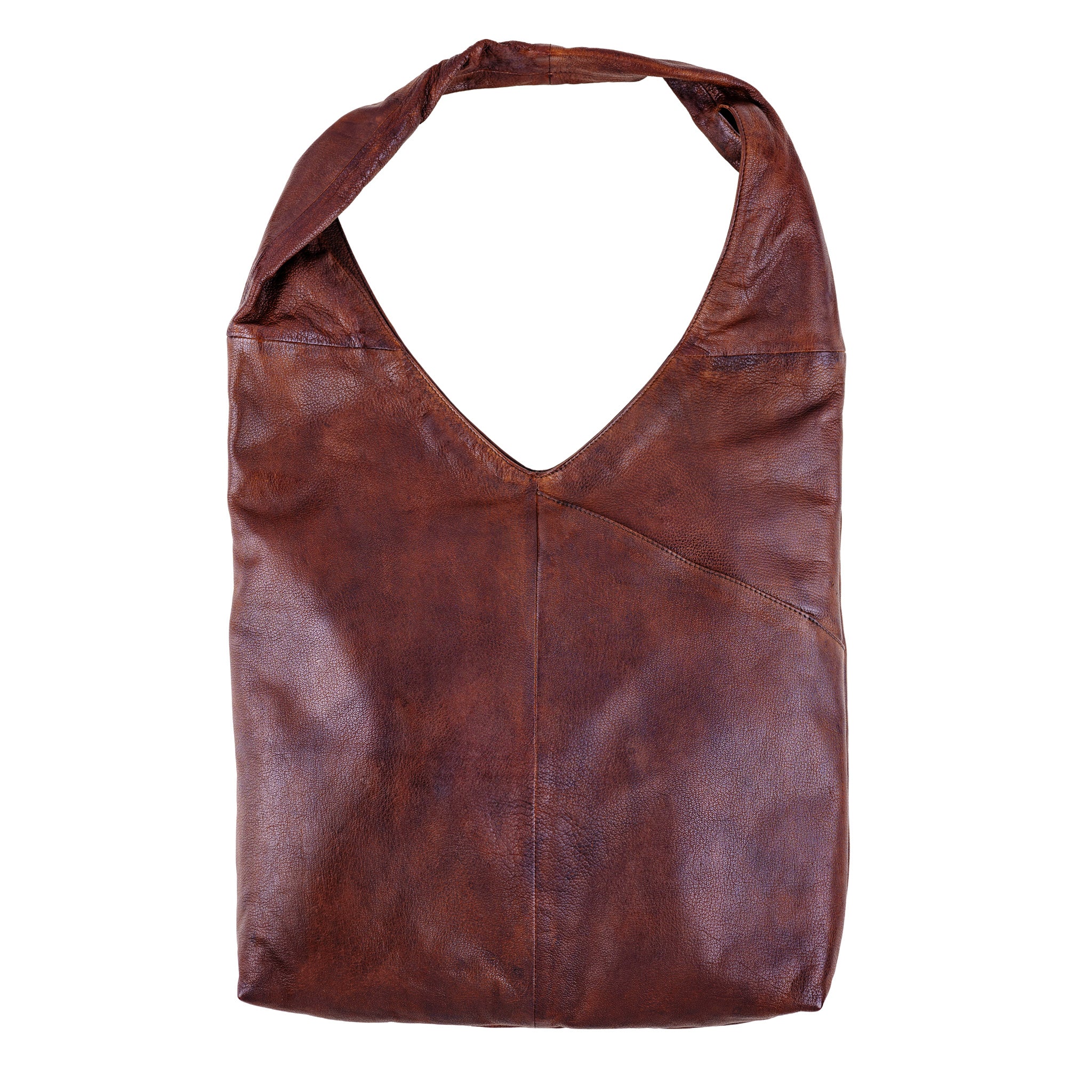 Babs Leather Bag in Chocolate Brown