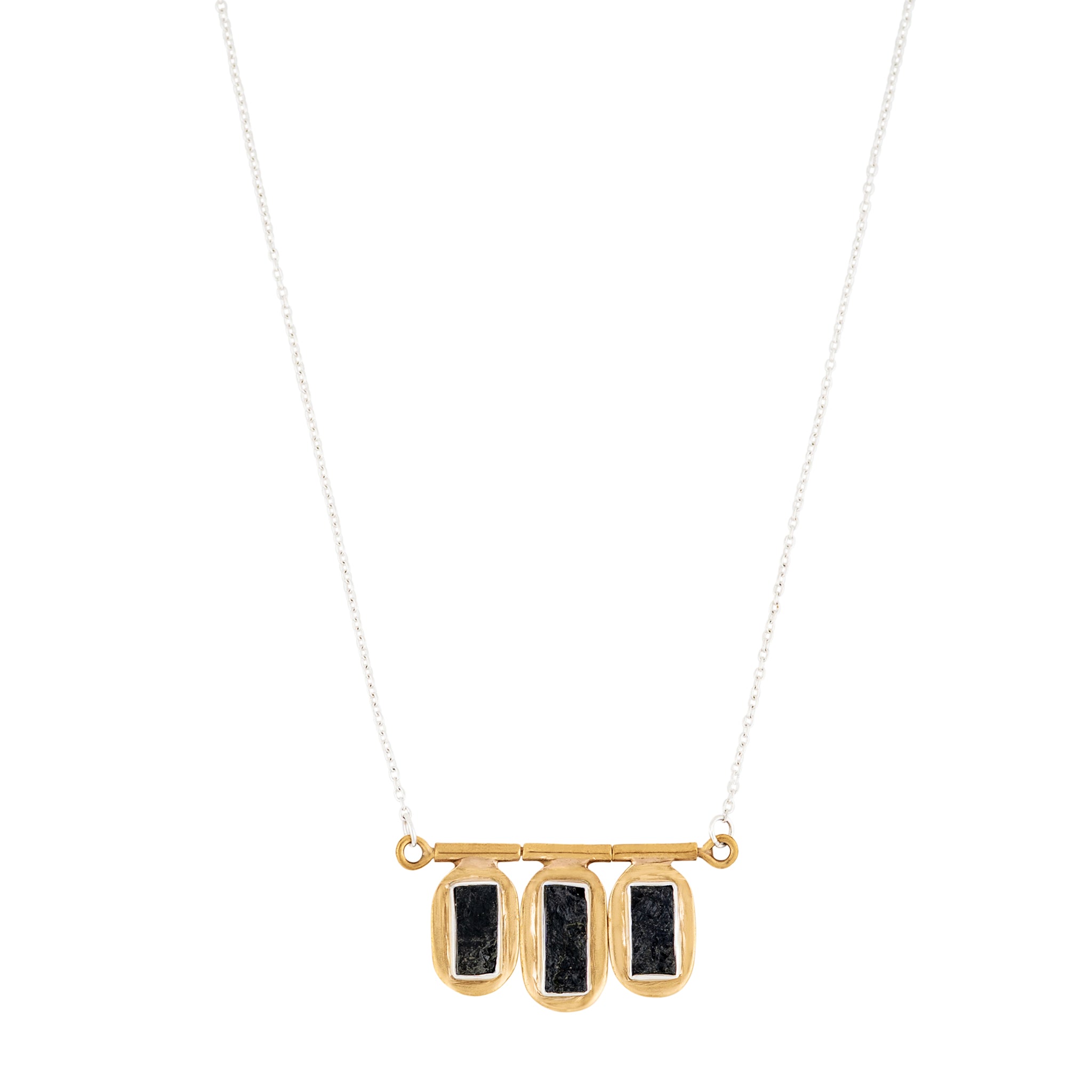 Petrified Forest Necklace in Black Tourmaline | Available to Ship September 10, 2026