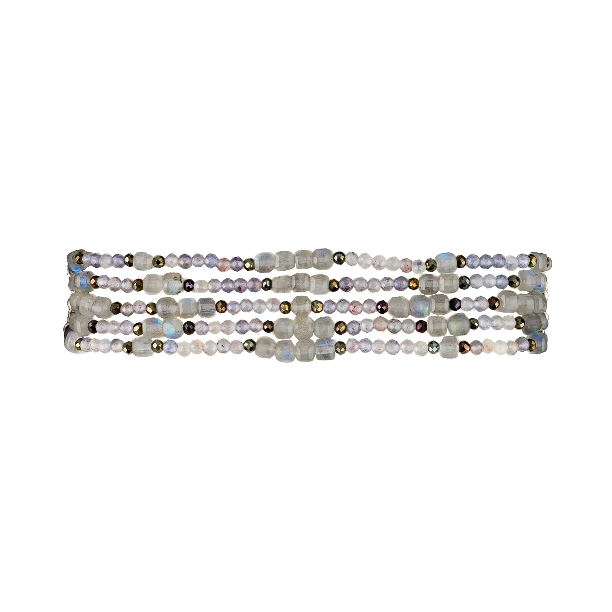 Beaded Blanket Stretch Bracelet Set - Starry Pattern