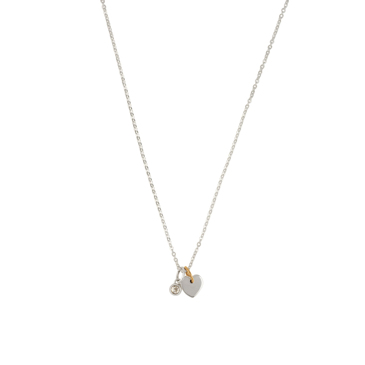 Loved Birthstone Charm Necklace - April/ Clear Quartz | Available to Ship October 30, 2026