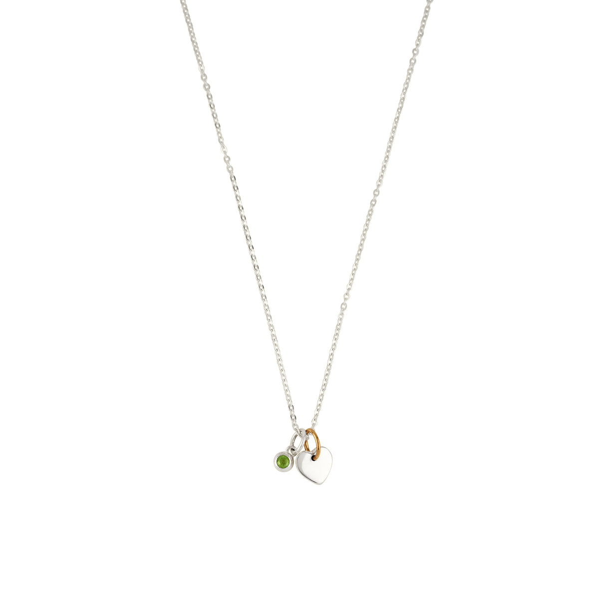 Loved Birthstone Charm Necklace - August/ Peridot | Available to Ship October 30, 2026