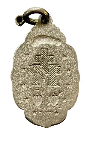 Vintage Medal Miraculous Mary v88