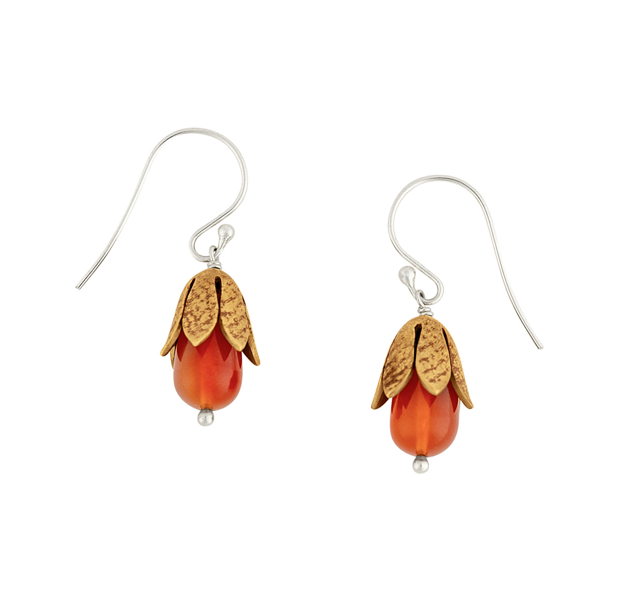 Blossom Earrings in Carnelian | Available to Ship October 30, 2026