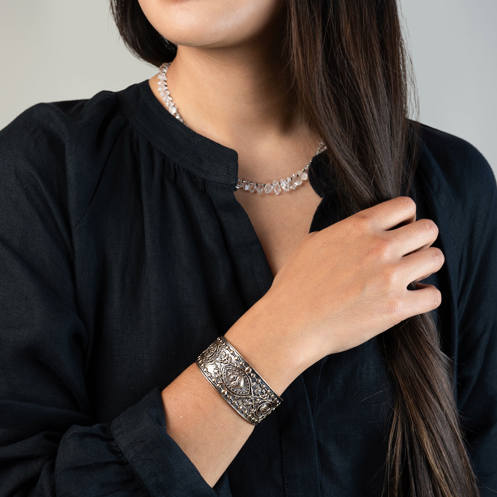 Rosary Saint Cuff | Available to Ship September 23, 2026