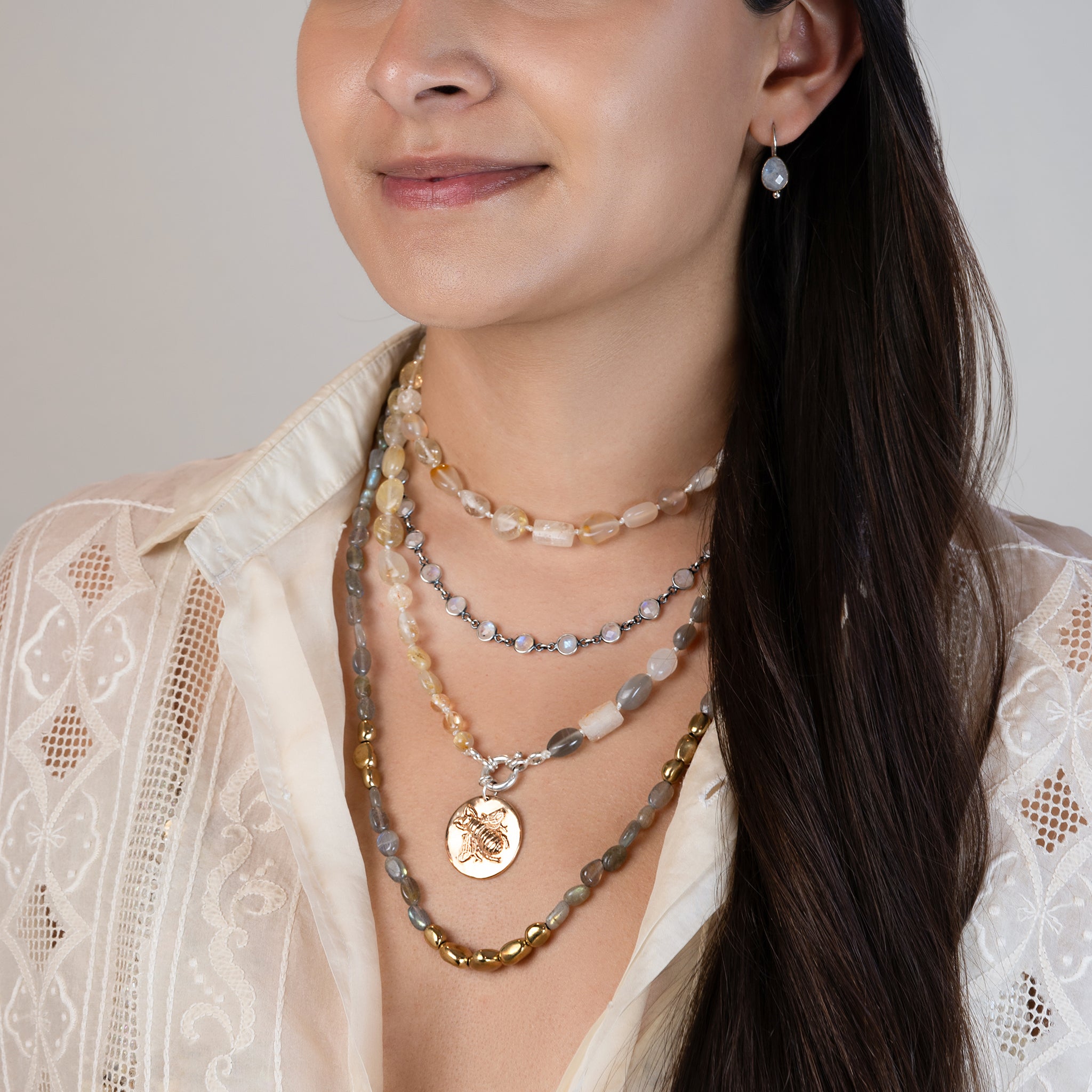 Linked Mini Many Moons Necklace | Available to Ship September 18, 2026