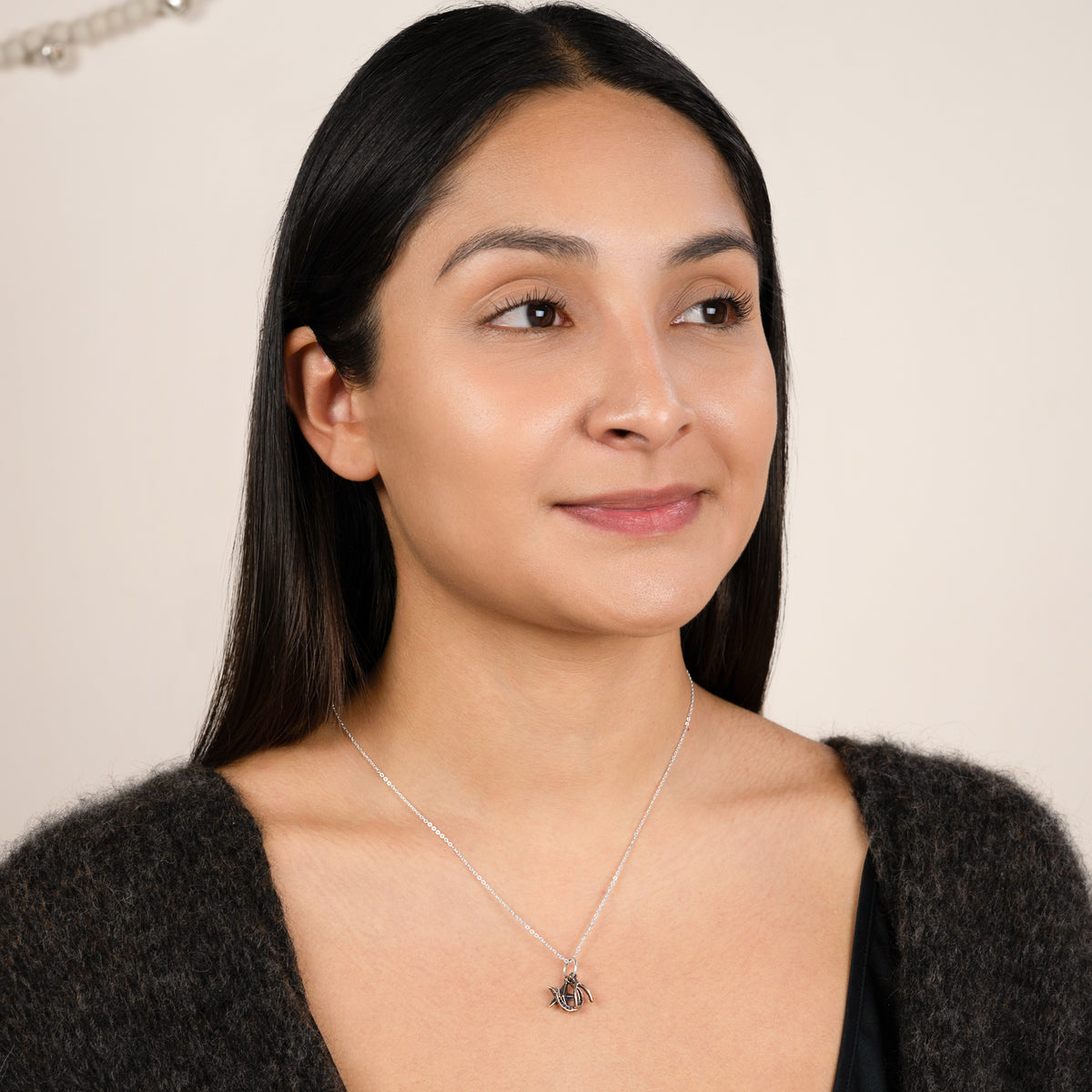 Lucky Charm Trio Necklace - Born Lucky in Bronze & Silver
