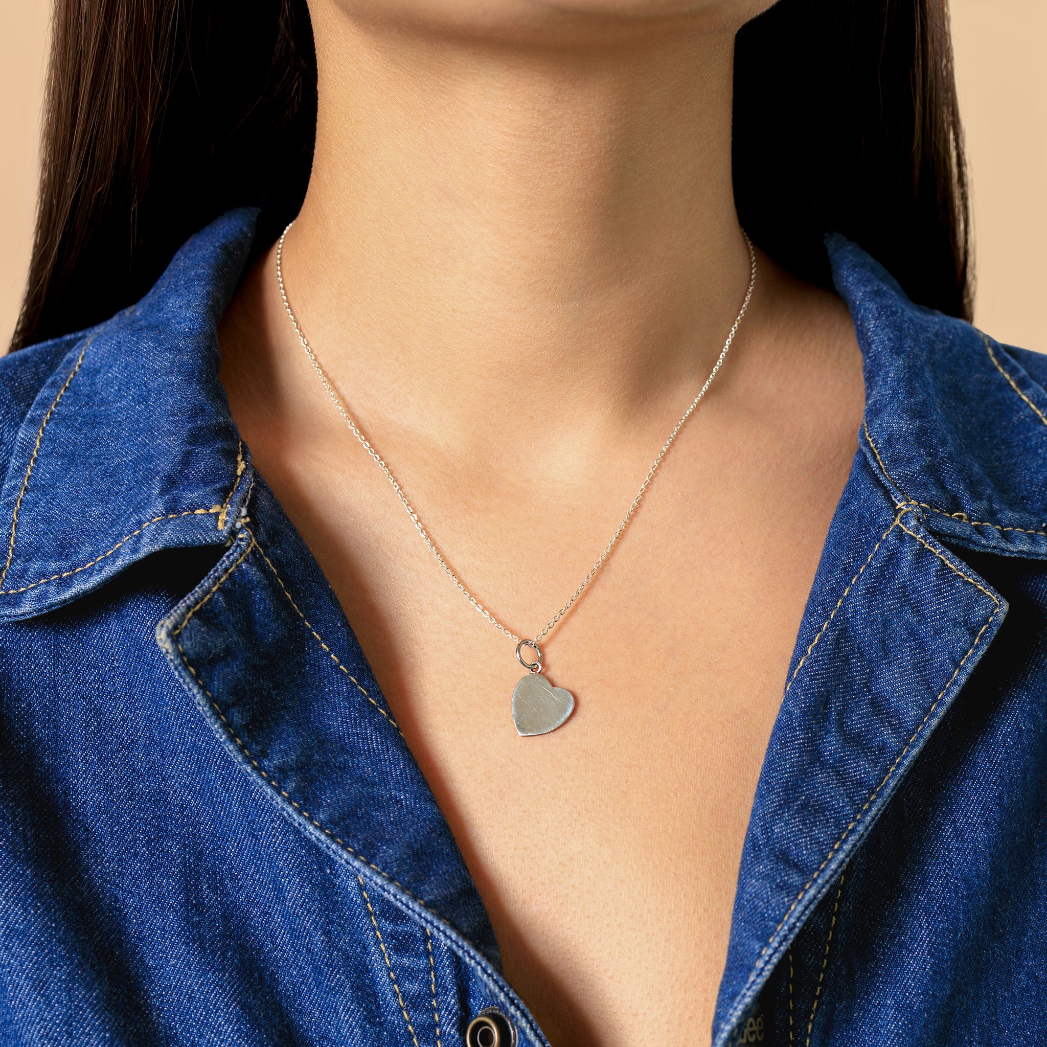 Tilted Heart Necklace