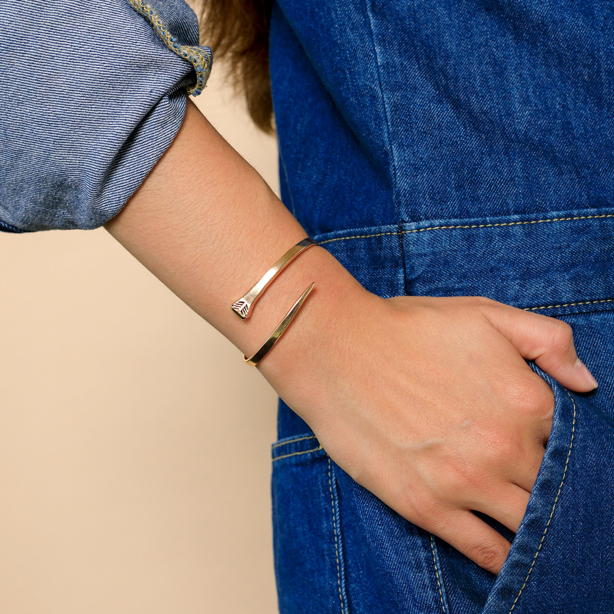 Tough as Nails Bracelet in Bronze