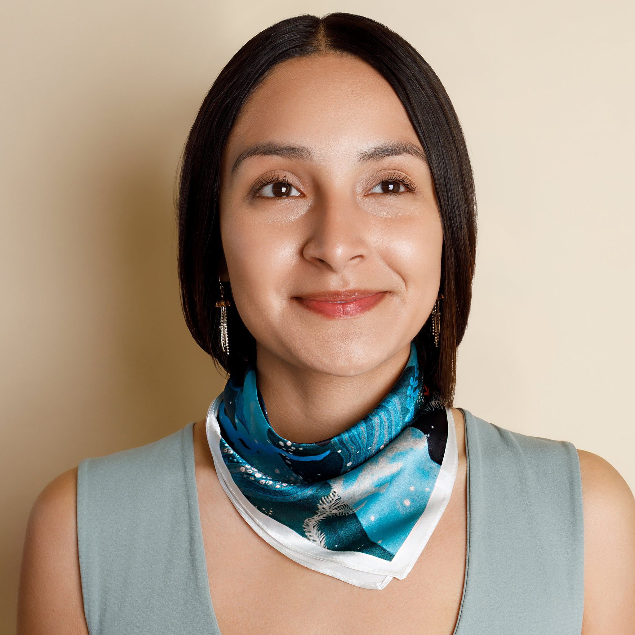 Beneath the Surface Silk Scarf