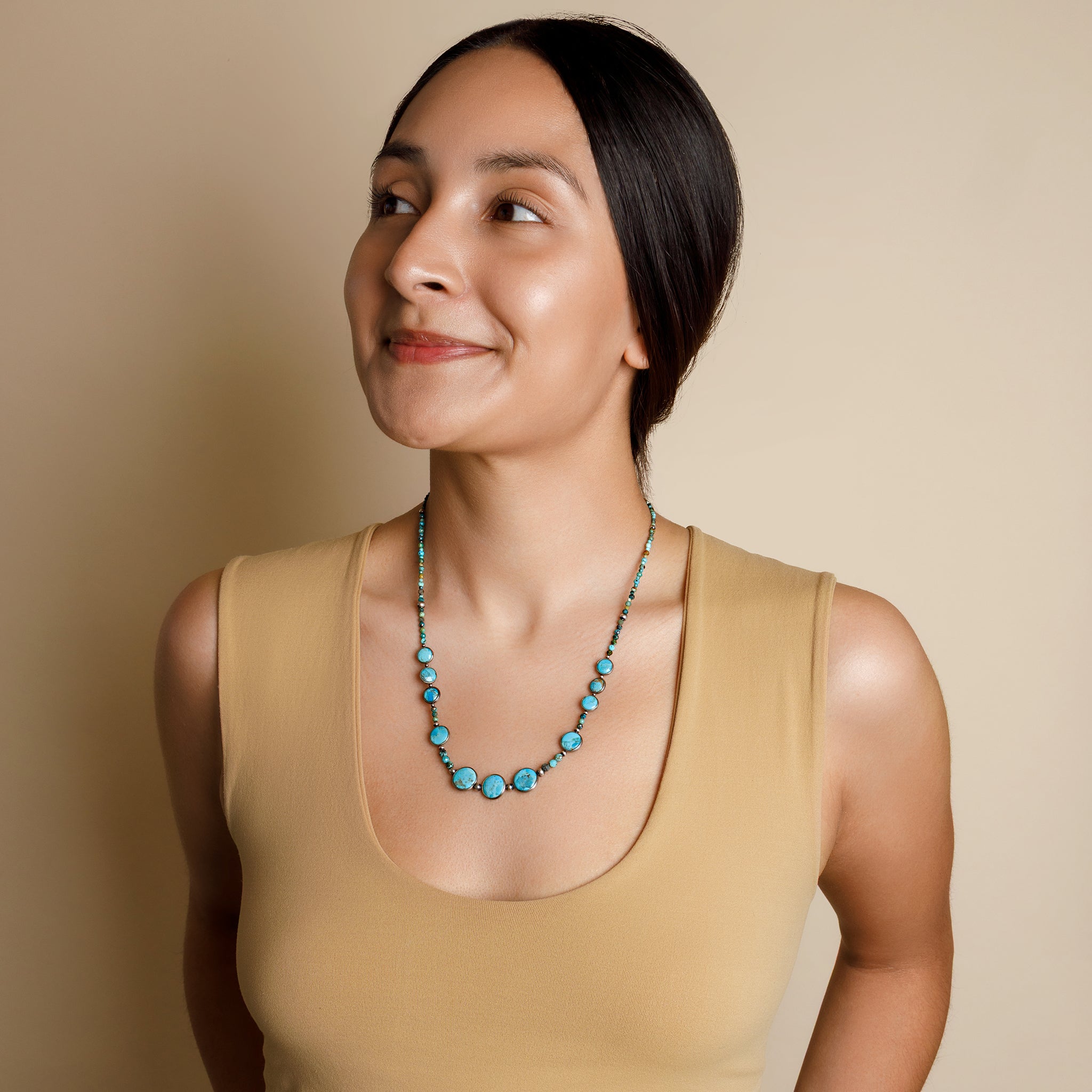Turquoise Sea Bonfire Necklace