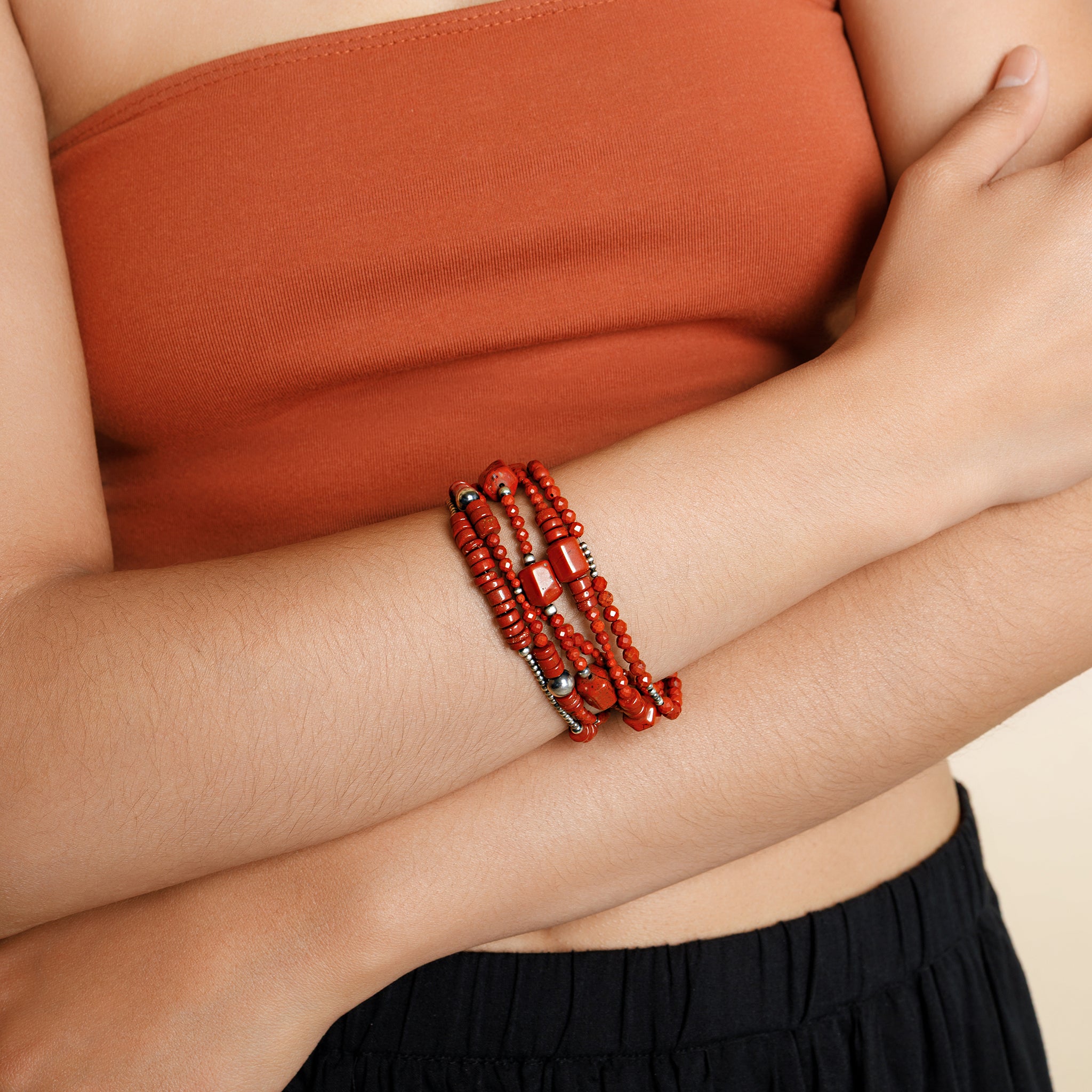 Paint the Town Red Bracelet Set