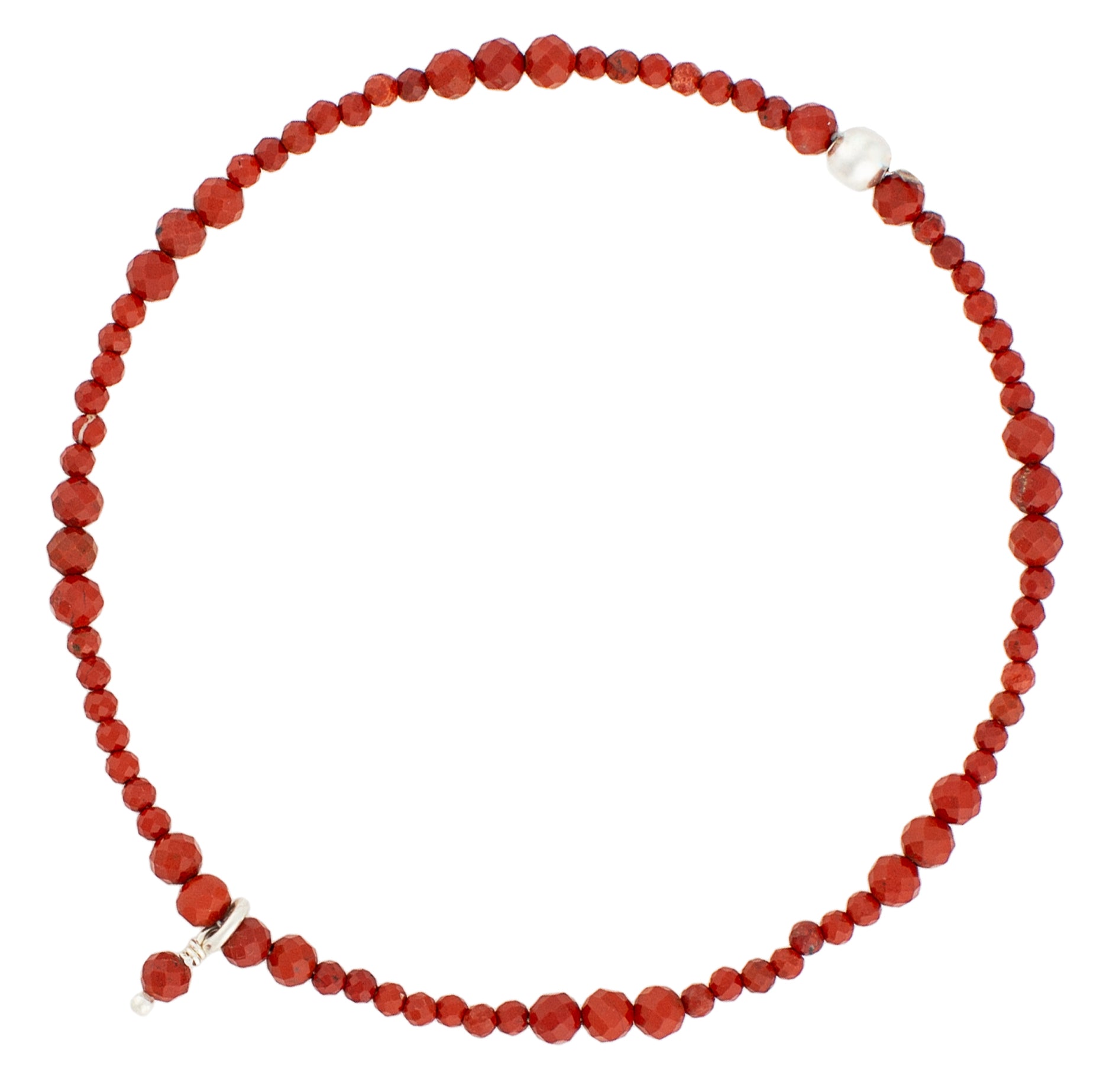 Pyrite's Booty Bracelet in Mixed Red Jasper