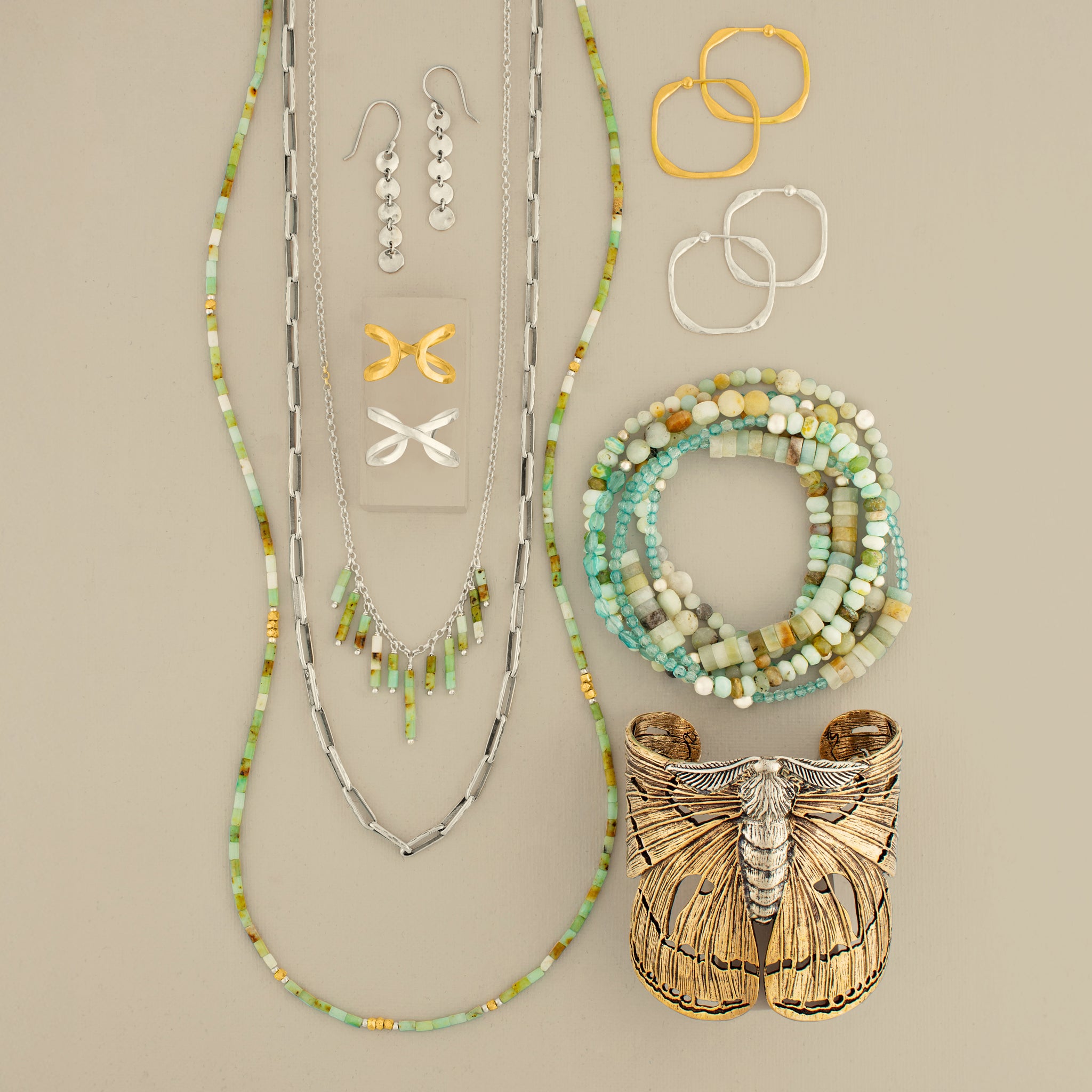 Sand Dunes Stretch Bracelet Set