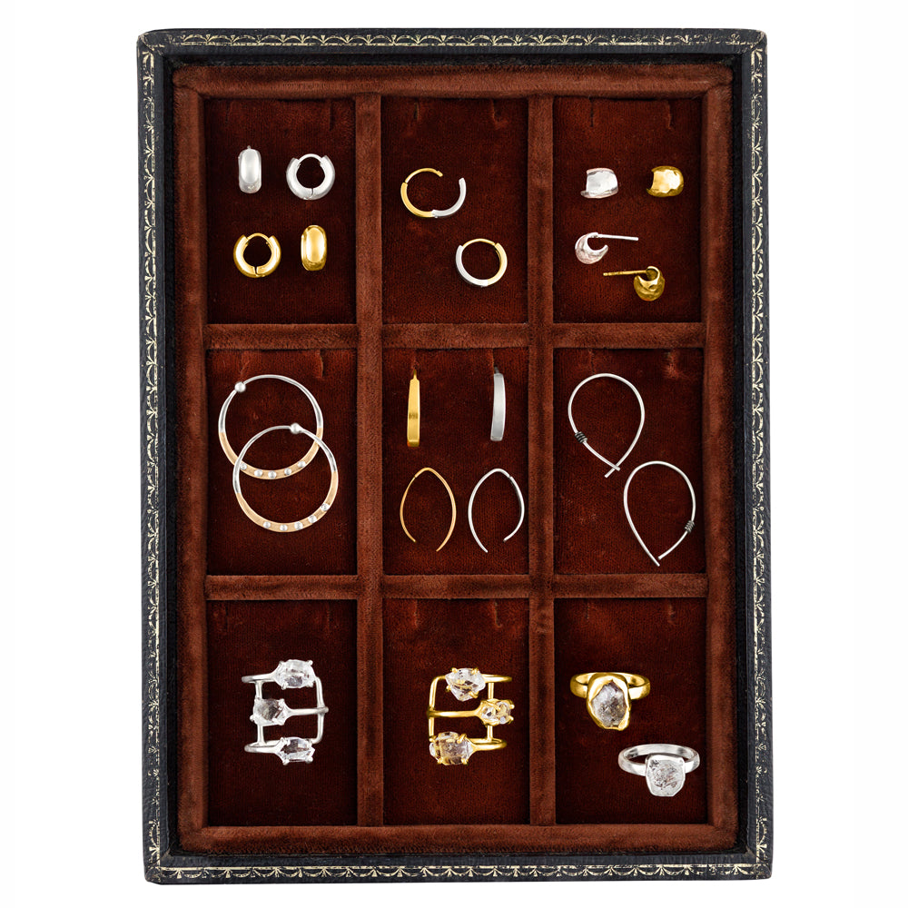 Two-Tone Clicker Huggies - 1/2"