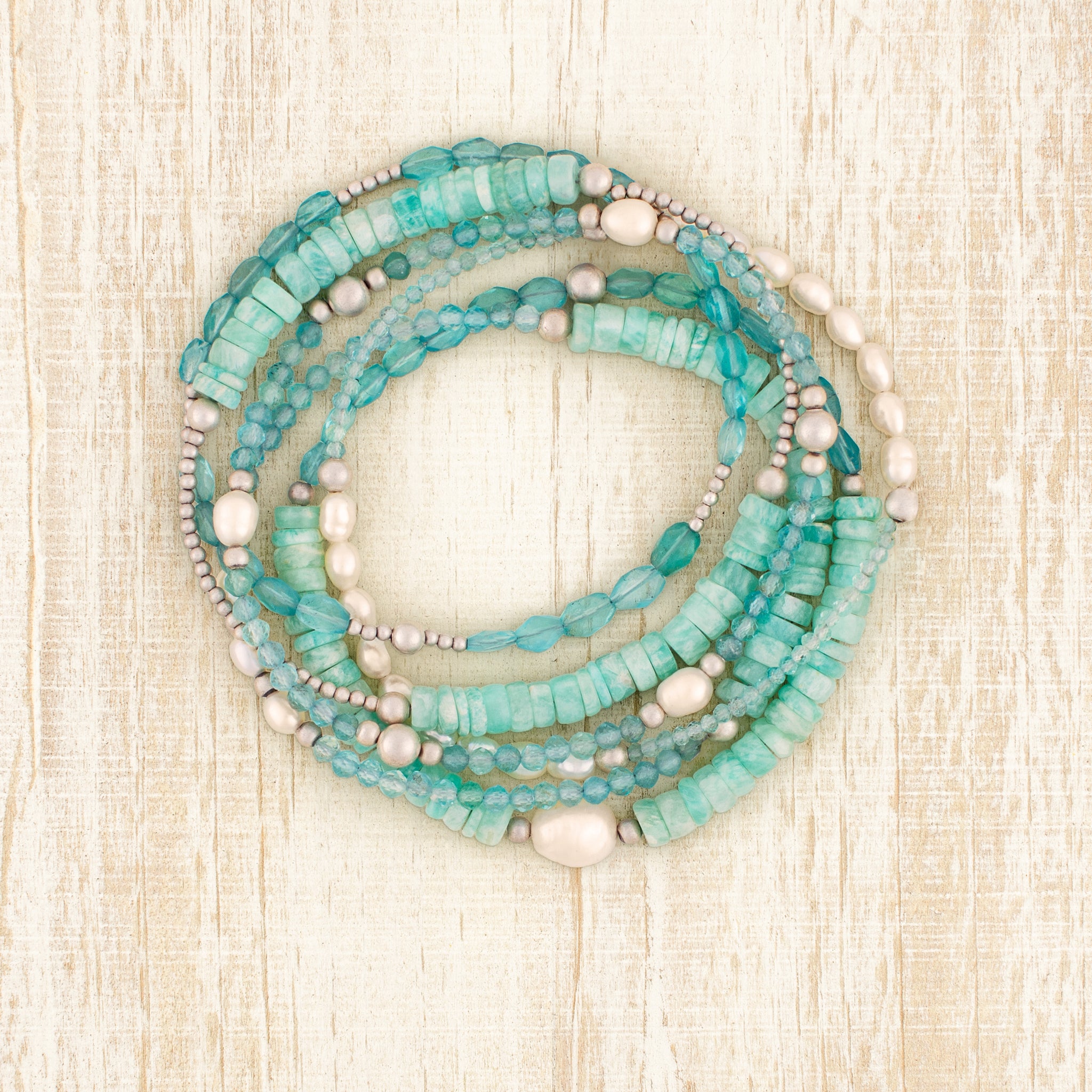 Moonlit Waters Stretch Bracelet Set