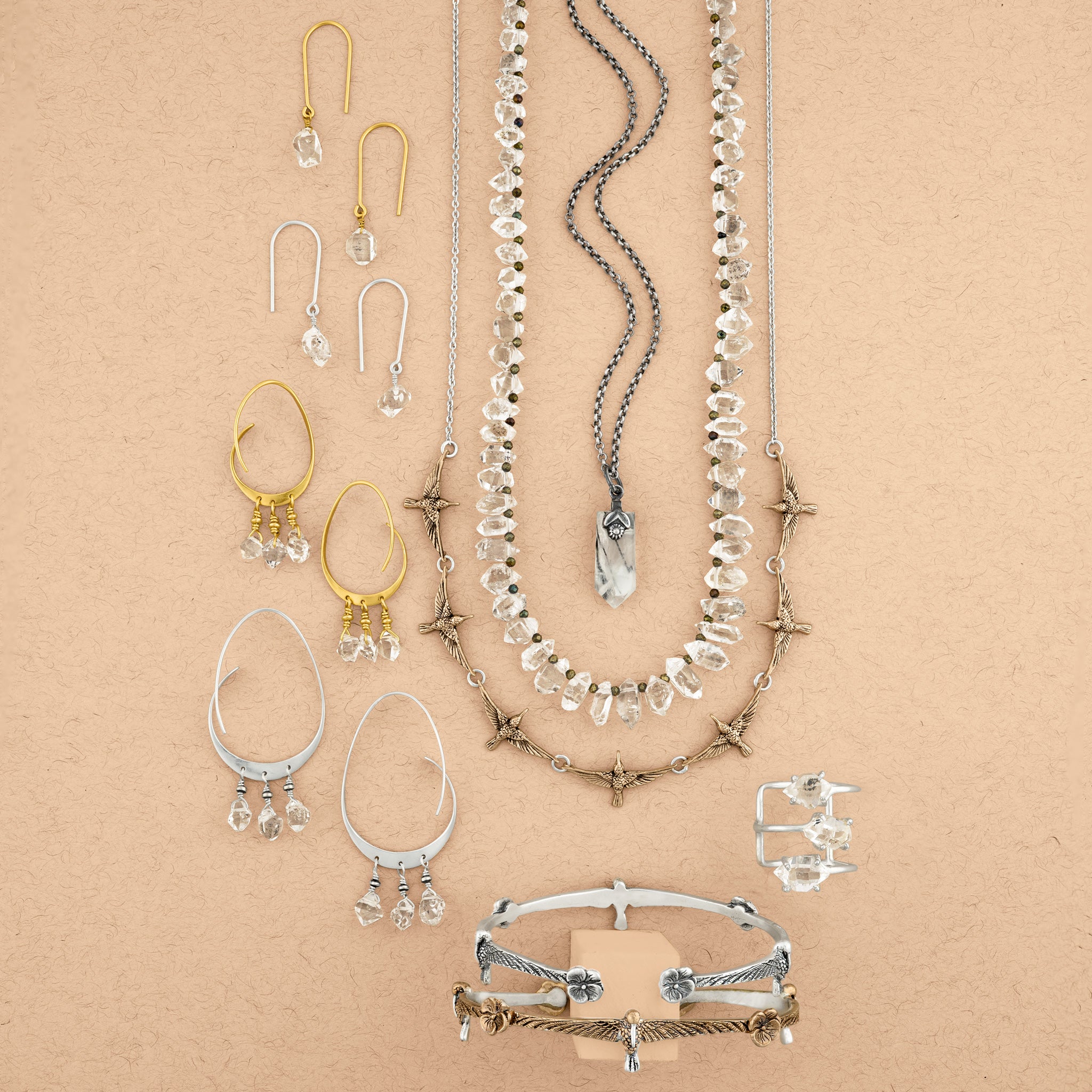 Linked Hummingbird Necklace | Available to Ship September 23, 2026