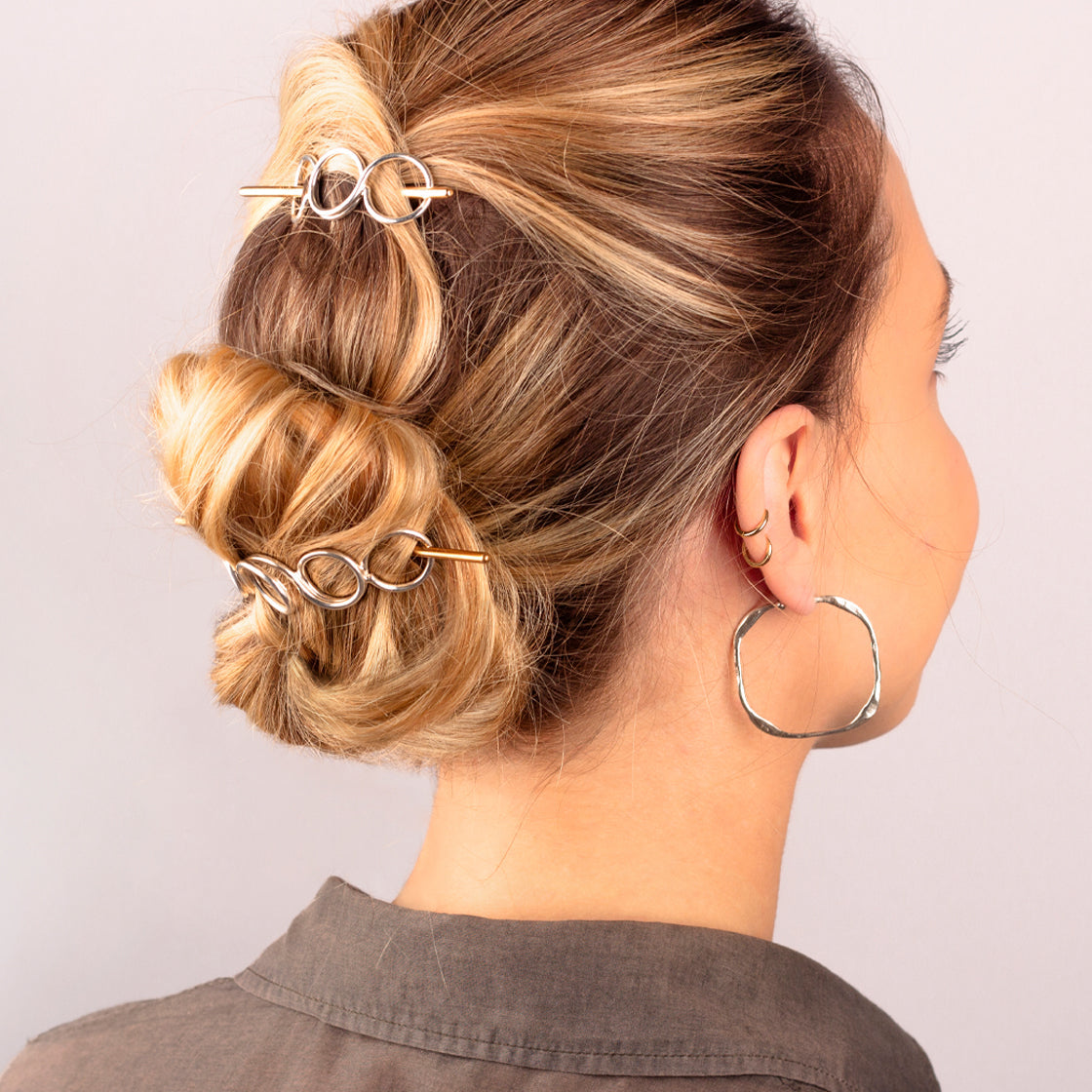 Jupiter Moons Hair Slide - Large