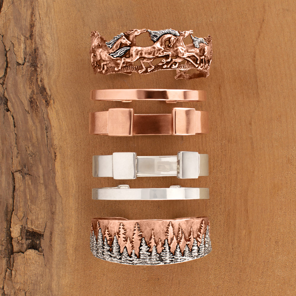 Modernist Cuff - Narrow in Silver