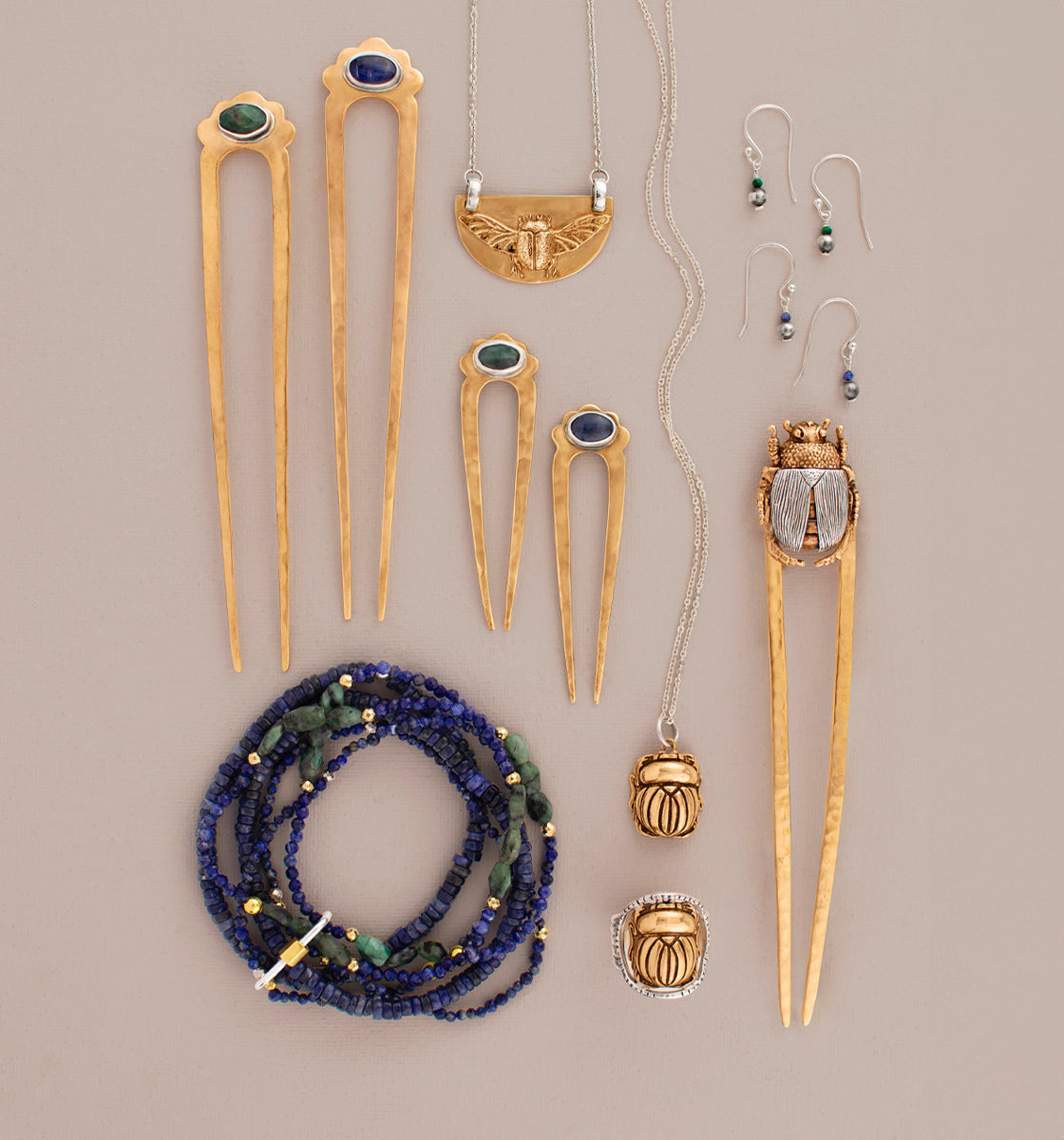 The Sacred Scarab Ring