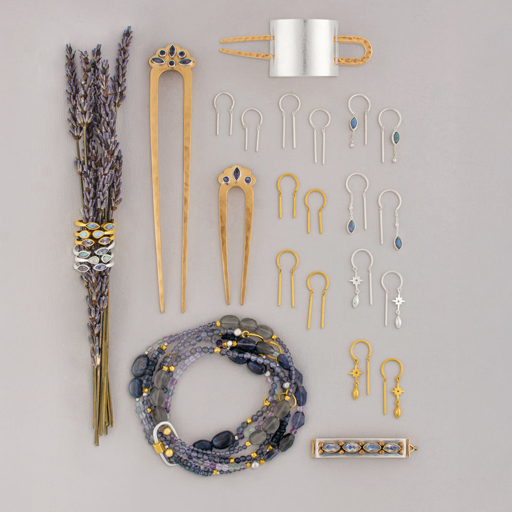 Tiny Dancer Threaders in Gold - 3/4"