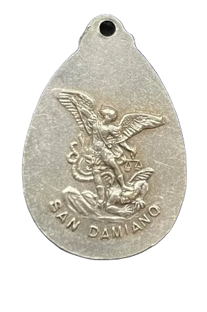 Vintage Medal Miraculous Mary V112