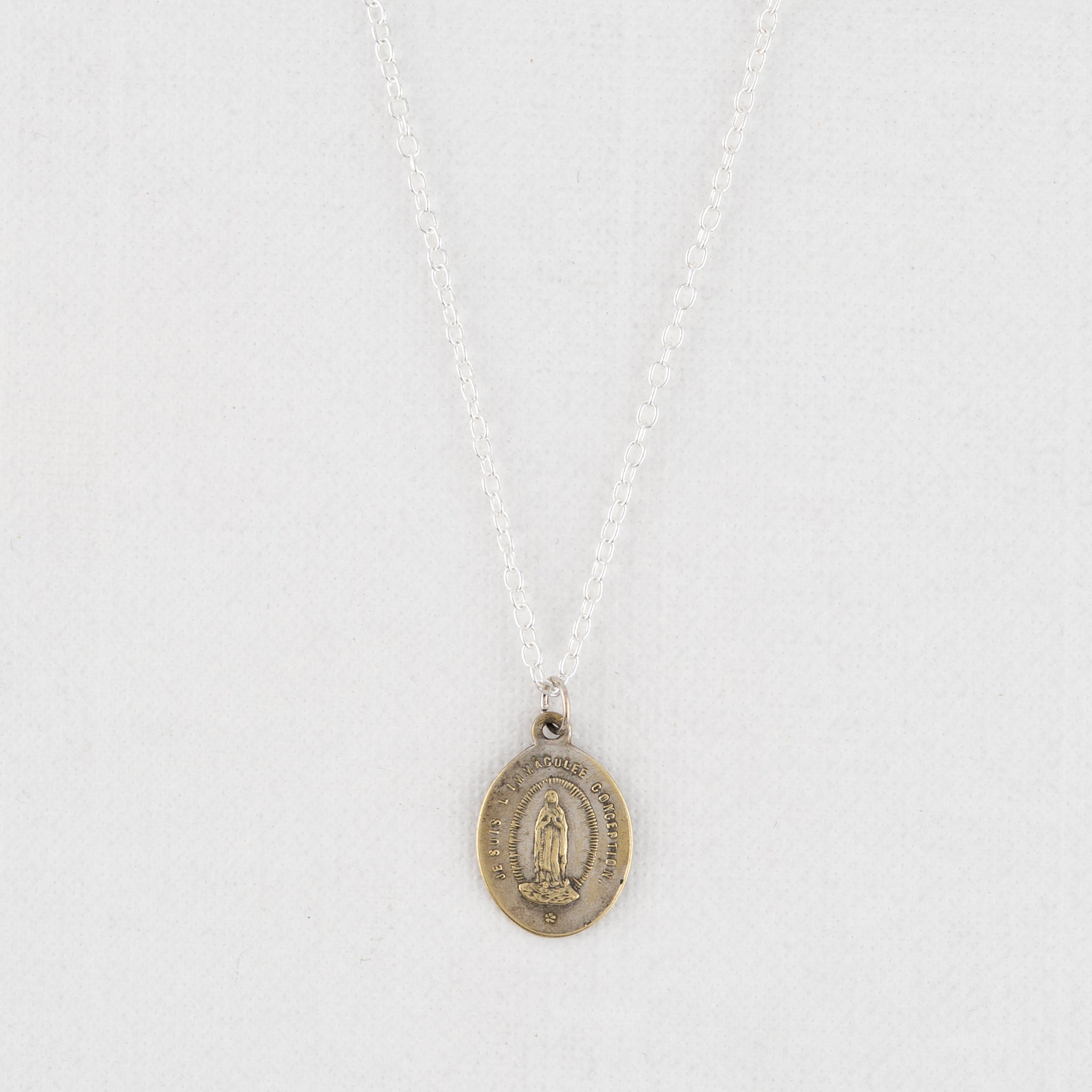 Vintage Medal Our Lady of Lourdes v361