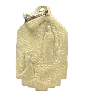 Vintage Medal Our Lady of Lourdes v107