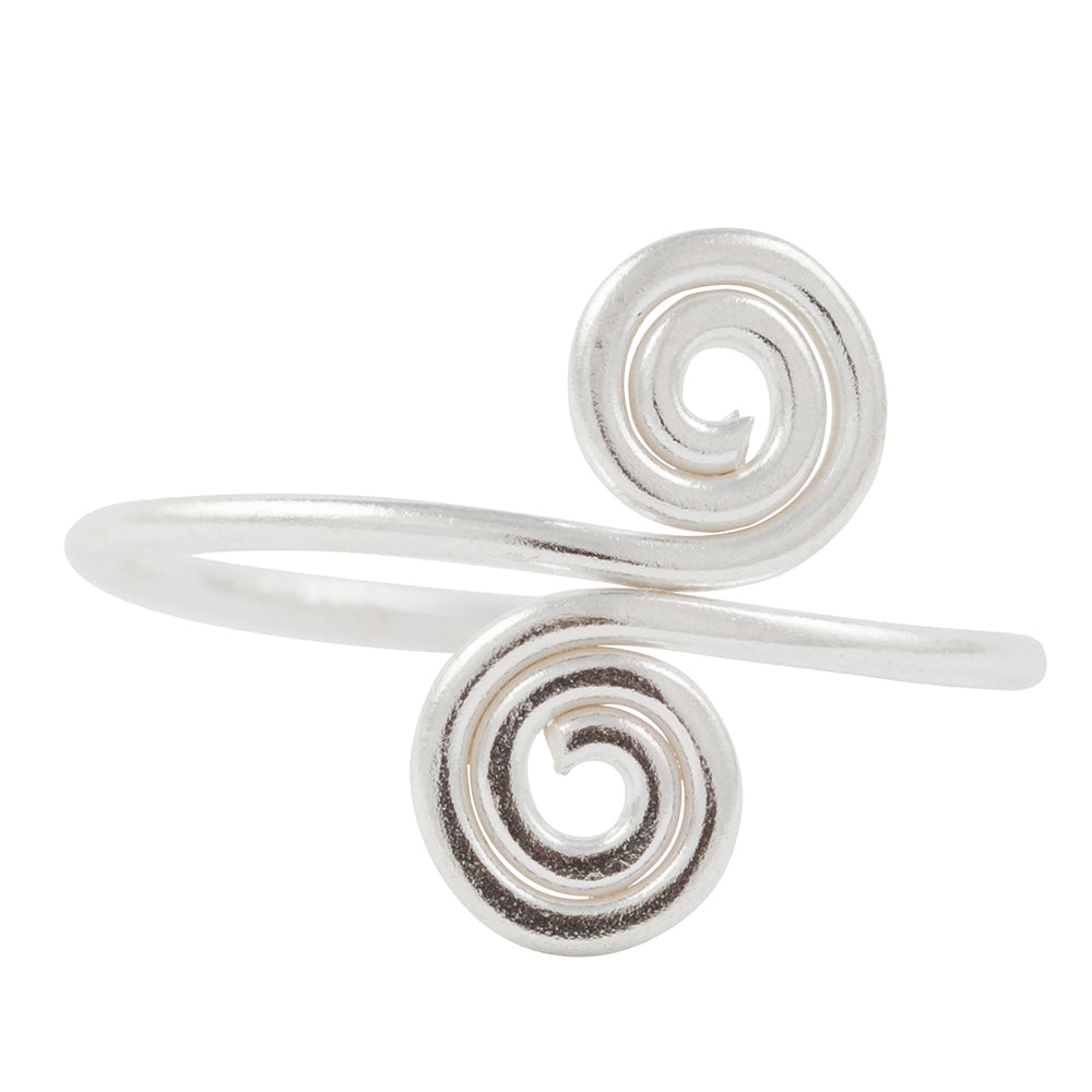 Double Swirl Toe Ring - FINAL SALE