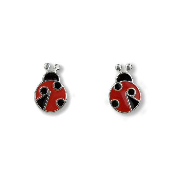 Ladybug Post Earrings