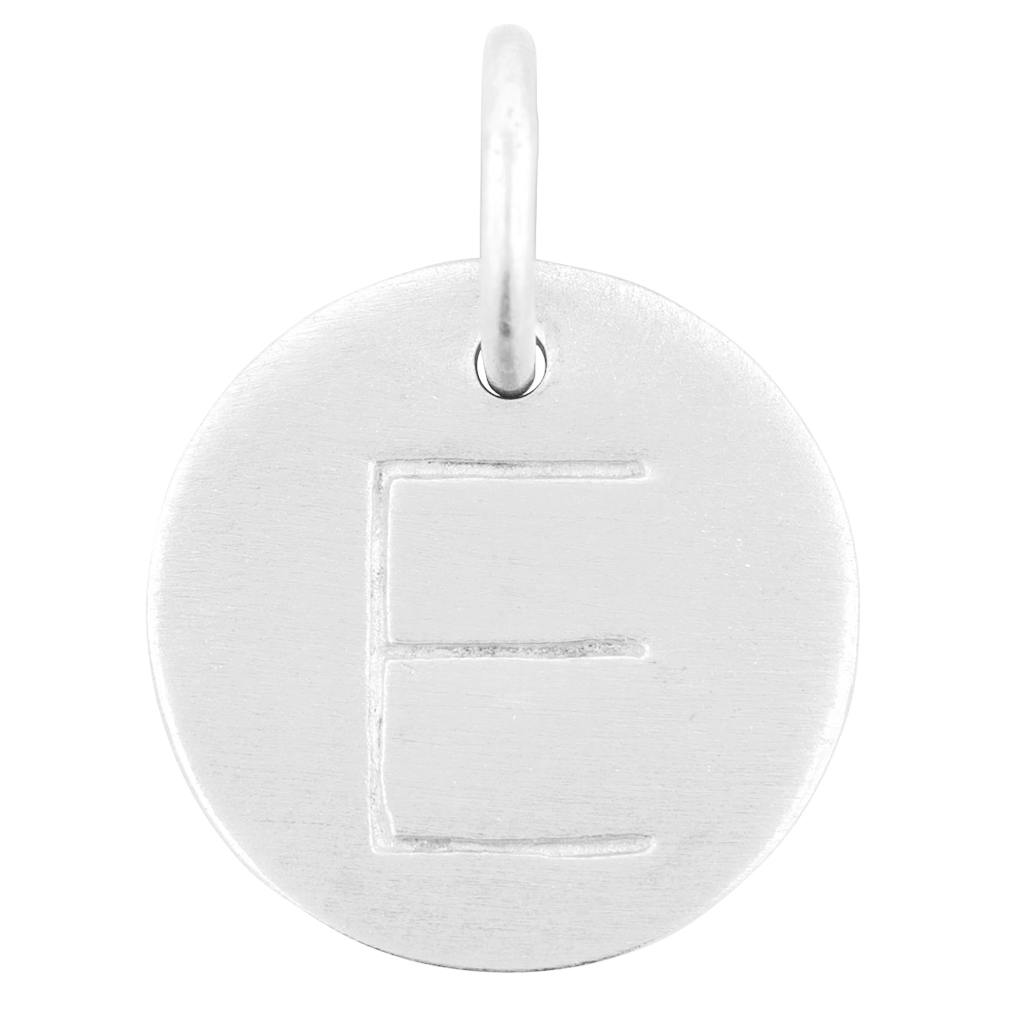 Matte Letter E Charm - FINAL SALE