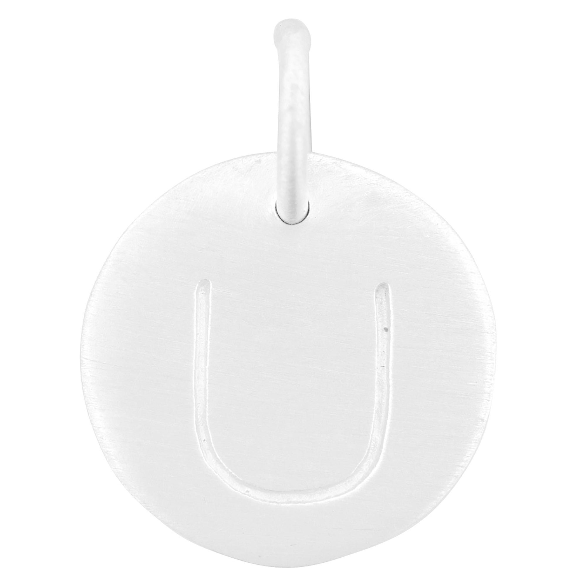 Matte Letter U Charm - FINAL SALE