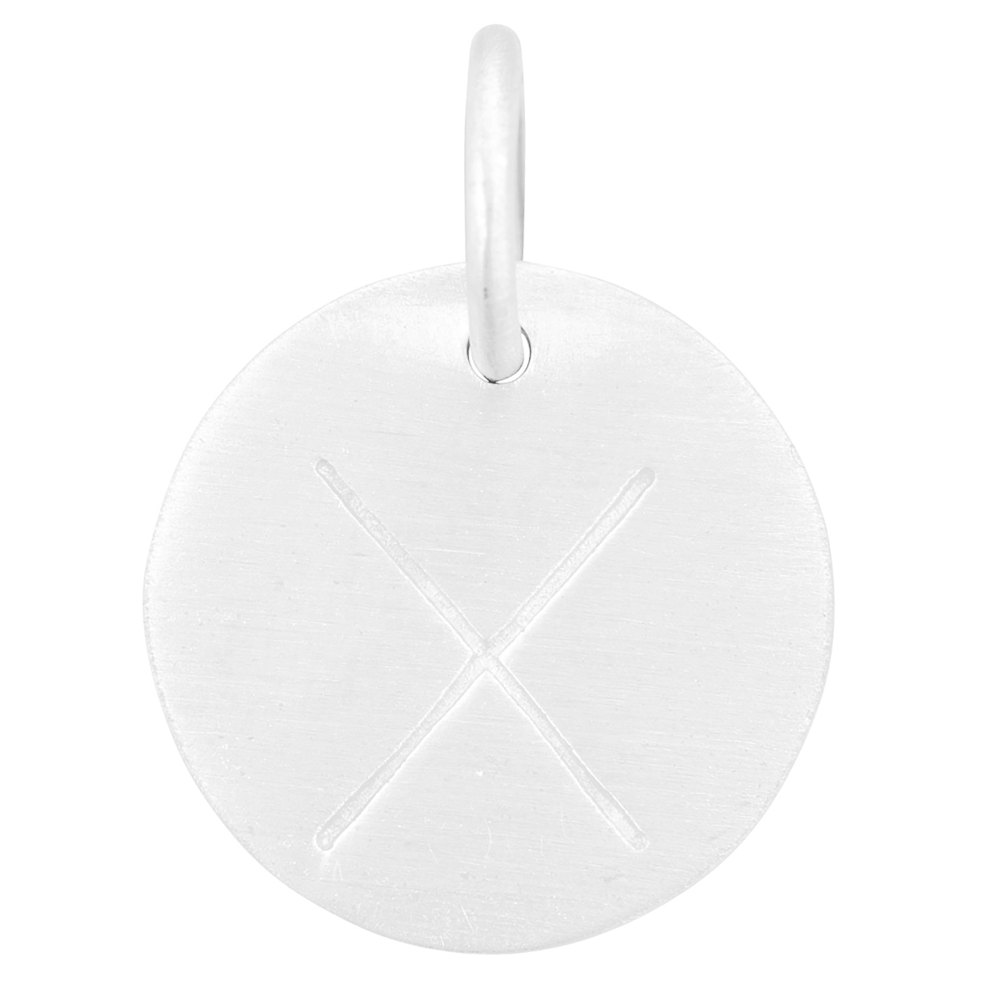 Matte Letter X Charm - FINAL SALE