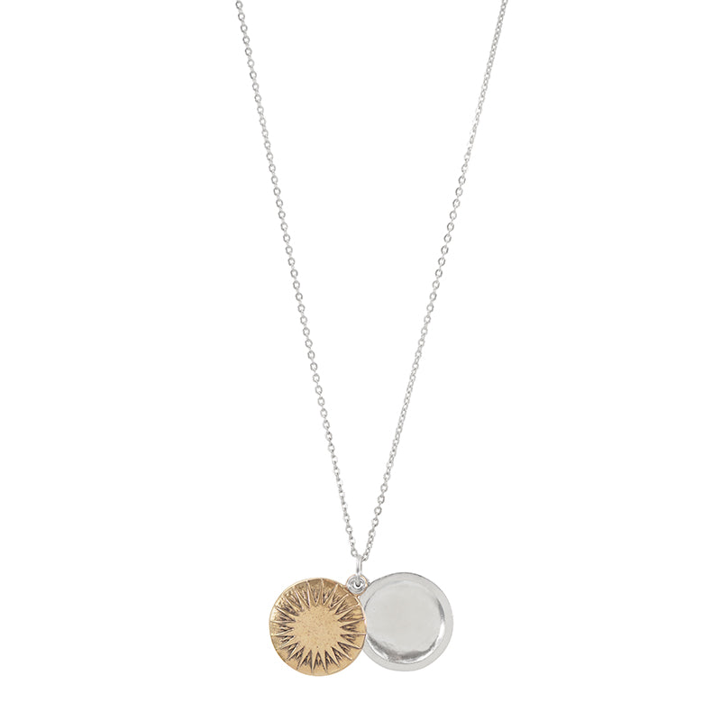 My Moon & Stars Sliding Locket Necklace