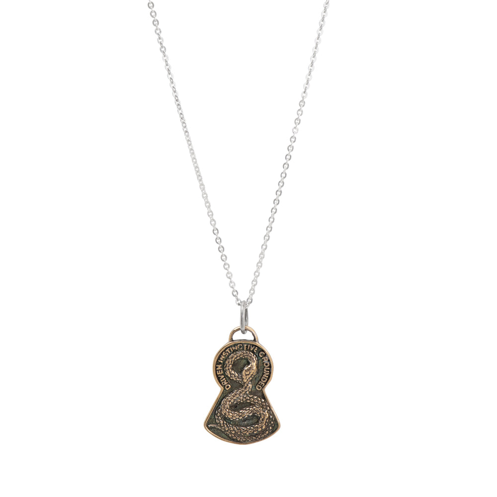 Nature Saint Necklace - Snake: Driven | Instinctive | Grounded - FINAL SALE