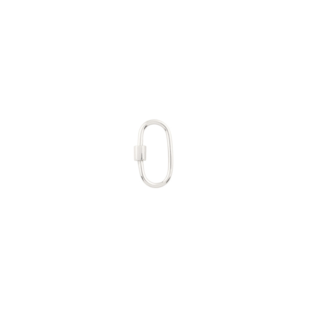 Carabiner Lock in Silver