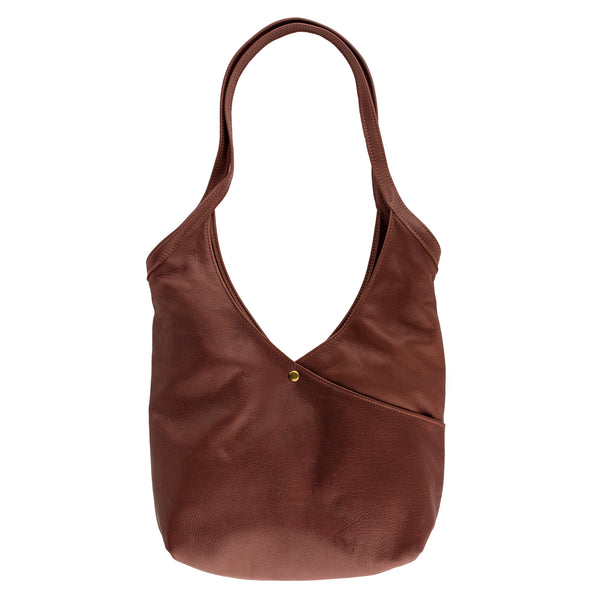 Leather Crossbody Bag Brown Leather Hobo Bag Soft Leather 
