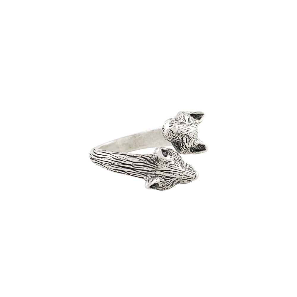 Out-Foxed Ring in Silver