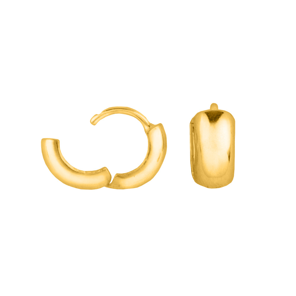 Low Profile Clicker Huggies in Gold - Wide