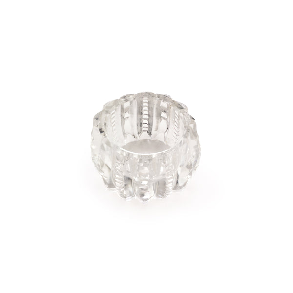 Vintage Jewelry Cache Dish- Round Cut Crystal Sea Urchin V12