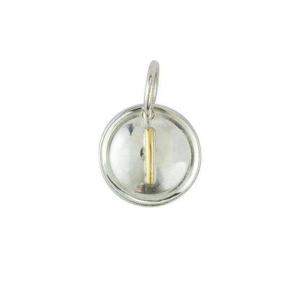 Two Tone Letter Charm - FINAL SALE