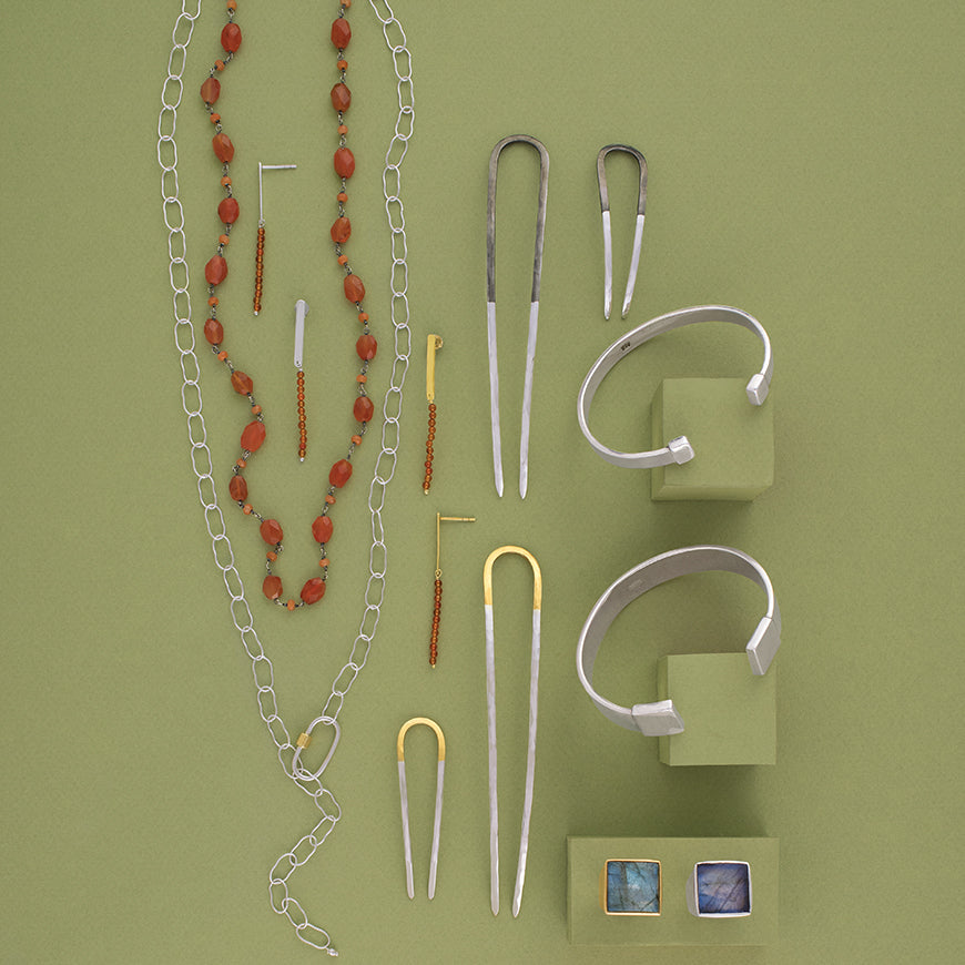 Labradorite Window Ring in Silver - FINAL SALE