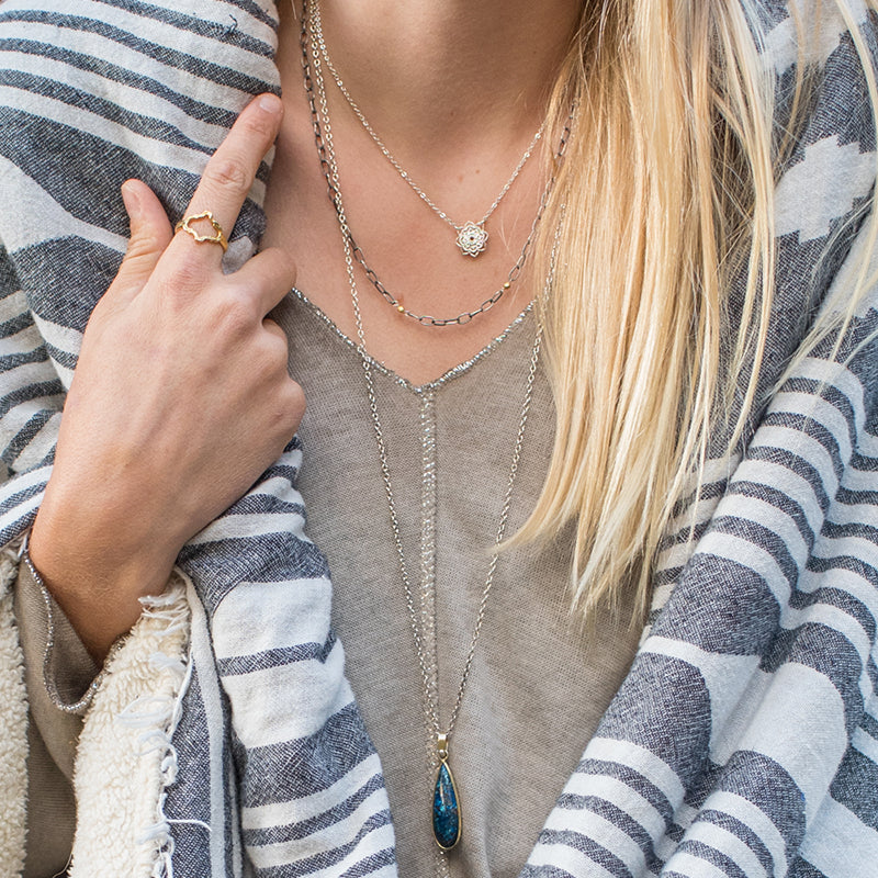 Inner Fire Ring in Silver - FINAL SALE