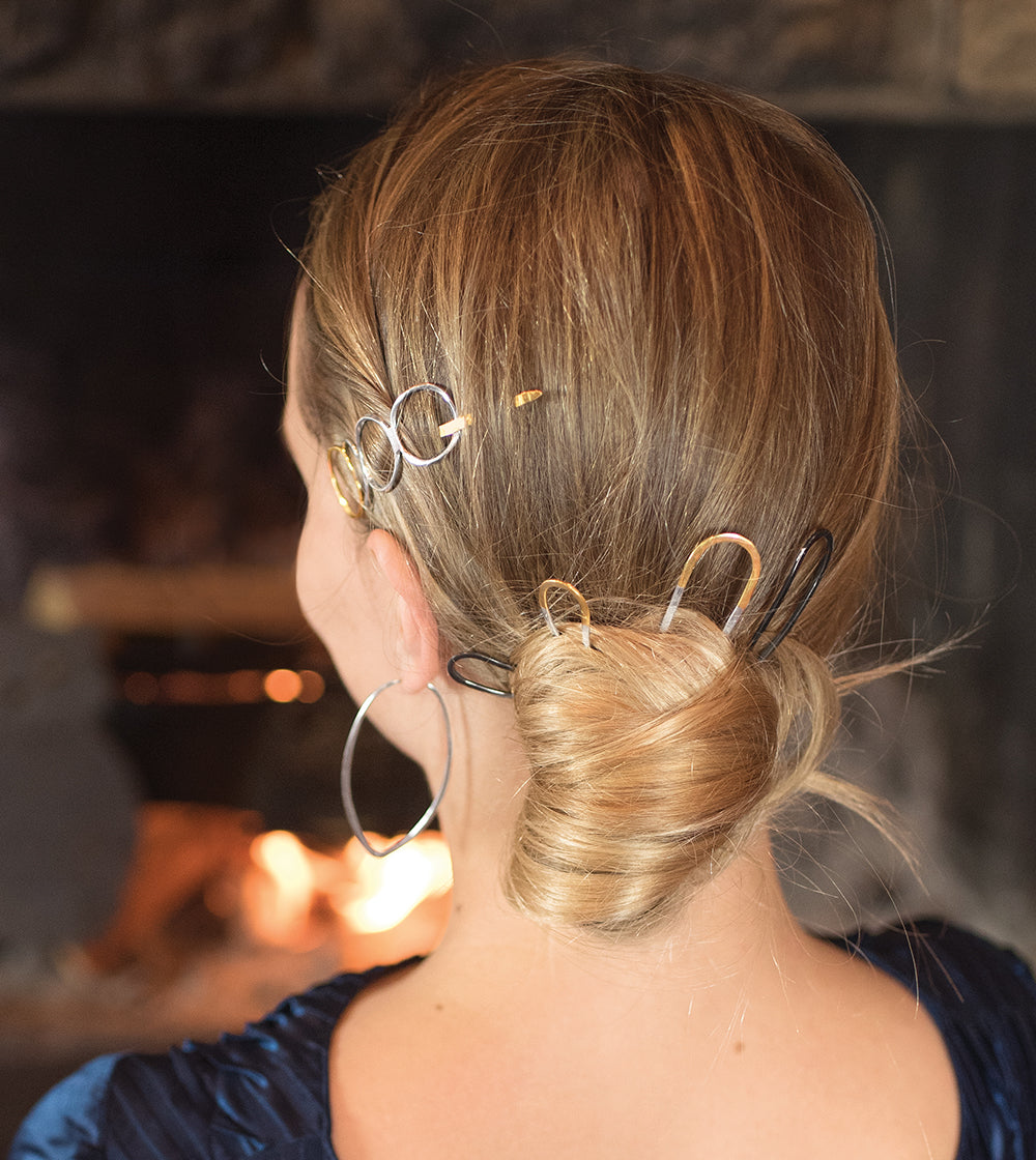 Effortless Hair Pin in Gold - Large - FINAL SALE