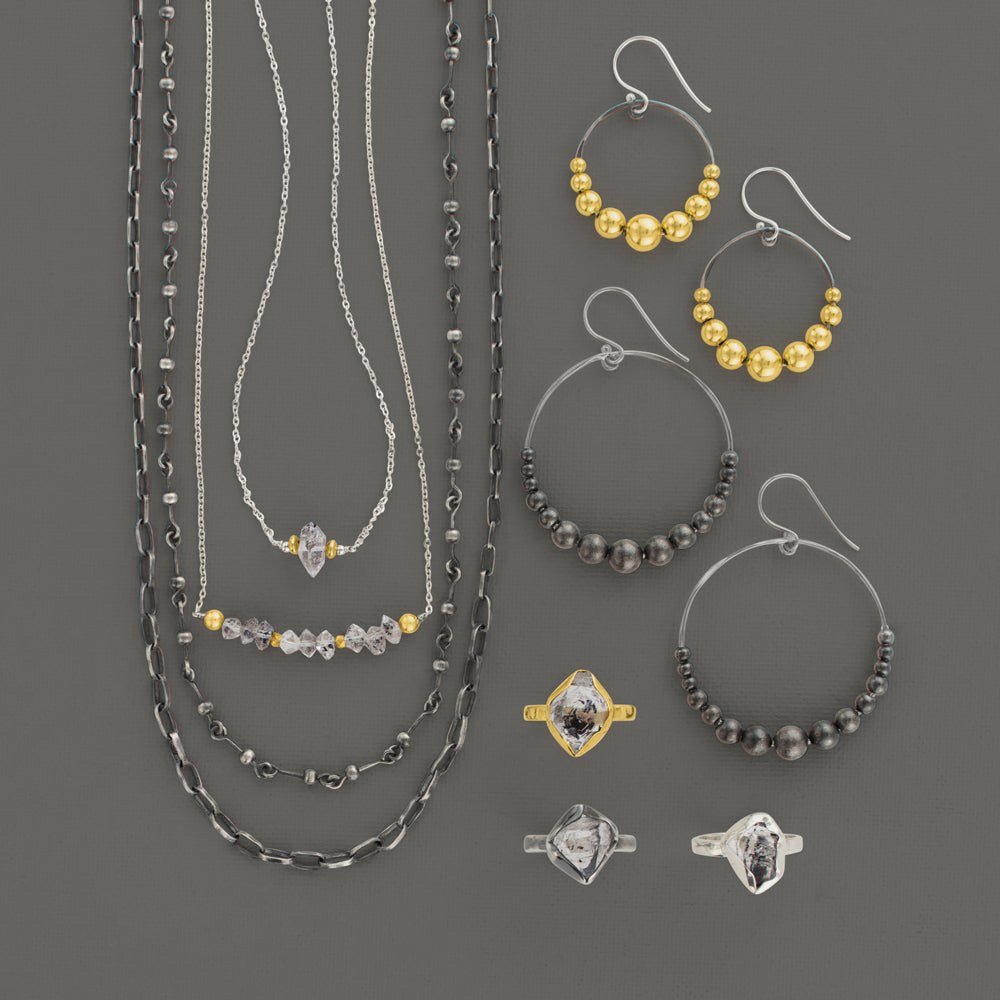 Herkimer Protector Ring in Gold - FINAL SALE