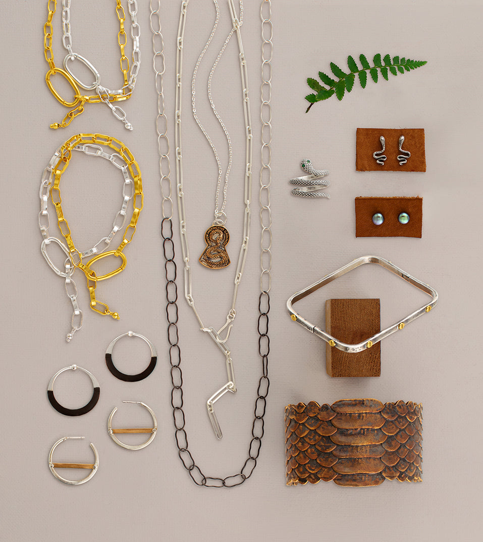 Nature Saint Necklace - Snake: Driven | Instinctive | Grounded - FINAL SALE