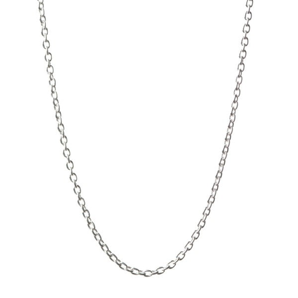 Cable Chain Necklace in Silver