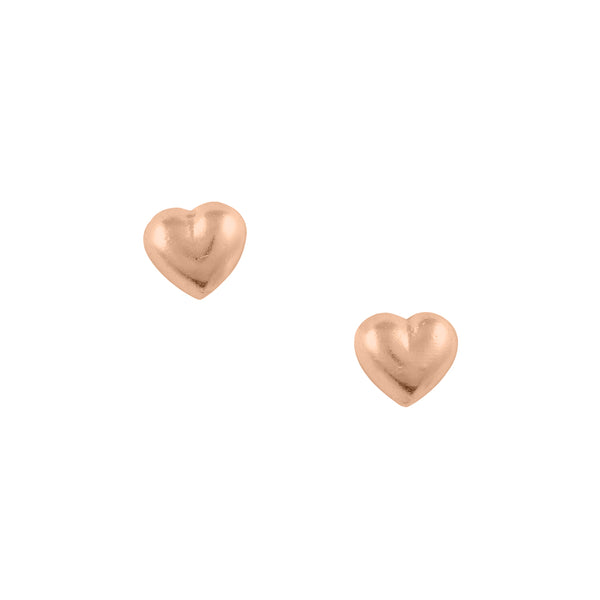 Little Love Studs in Rose Gold