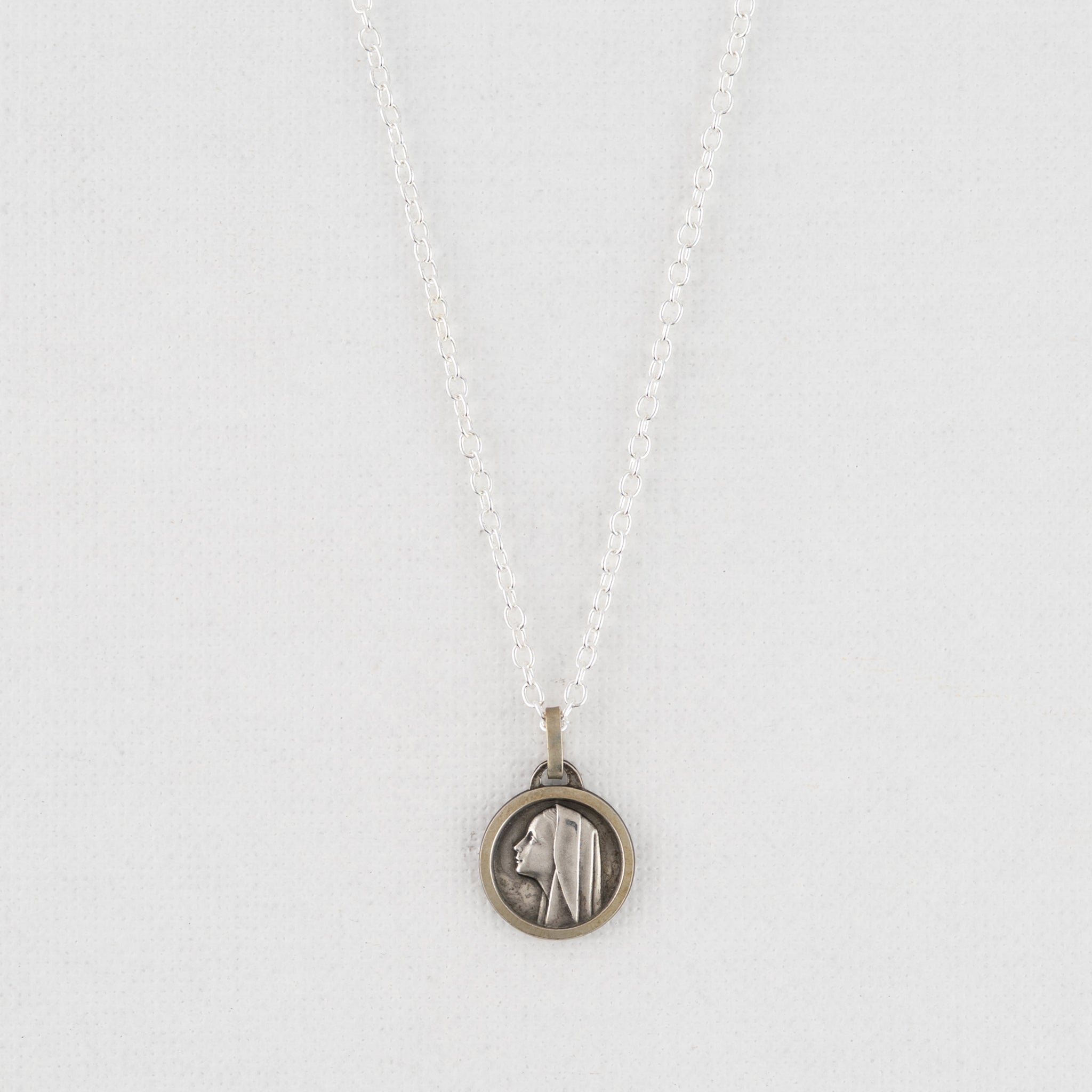 Vintage Medal Our Lady of Lourdes v375